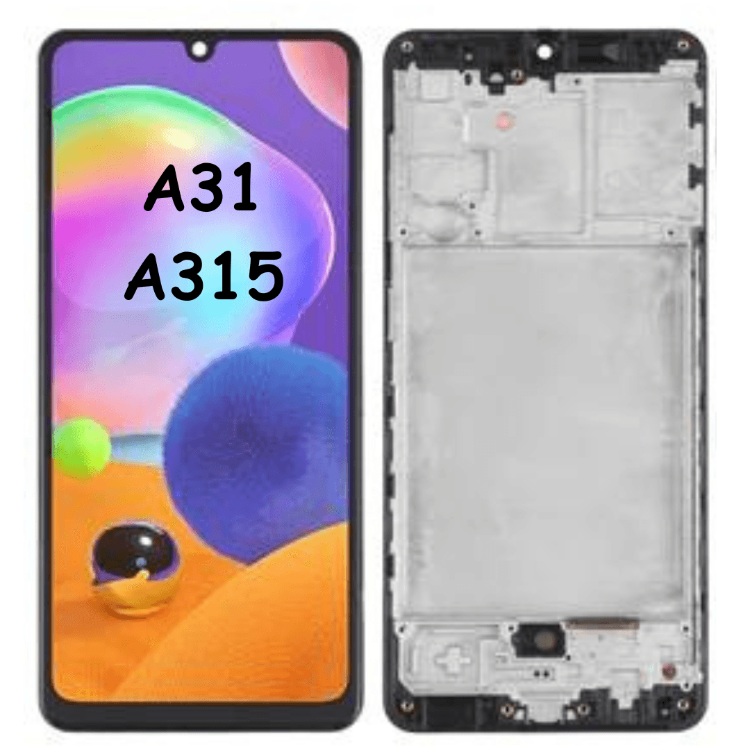 OLED LCD Screen Digitizer Full Assembly with Frame for Samsung A31 (A315) - Best Cell Phone Parts Distributor in Canada, Parts Source OLED LCD Screen Digitizer Full Assembly with Frame for Samsung A31 (A315) - Best Cell Phone Parts Distributor in Canada, Parts Source